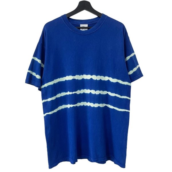 画像1: 90s USA製 TIE DYE BORDER TEE SHIRT (1)