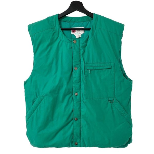 90s SPORTSTOP NO COLLAR DOWN VEST Kchup Rice