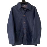 画像: 70s USA製 UNKNOWN HAND MADE DENIM CHORE JACKET