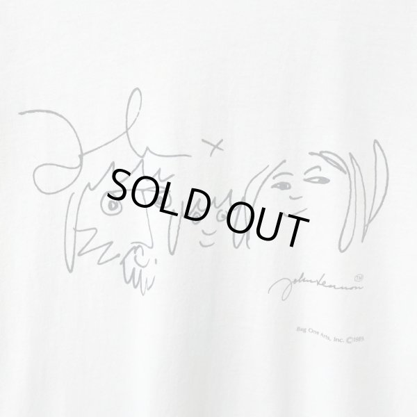 画像2: 80s USA製 JOHN LENNON 蛇雲玲音 TEE SHIRT (2)
