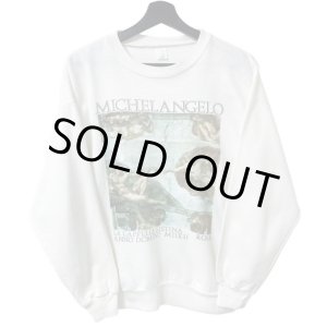 画像: 90s イタリア製 MICHELANGELO ART SWEAT SHIRT