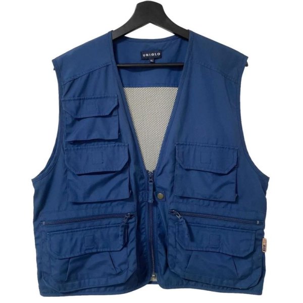 画像1: 90s OLD UNIQLO FISHING VEST  (1)