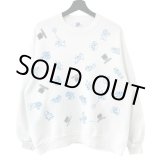 画像: 90s USA製 SUPER MARIO 総柄 SWEAT SHIRT