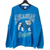 画像: ~80s USA製 ARKANSAS DODGERS SWEAT SHIRT