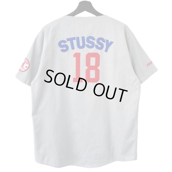 画像2: 90s OLD STUSSY BASEBALL SHIRT (2)