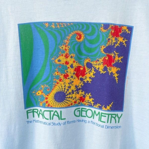 画像2: 80s USA製 FRACTAL ART TEE SHIRT (2)