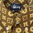 画像5: 90s OLD STUSSY MONOGRAM S/S SHIRT (5)