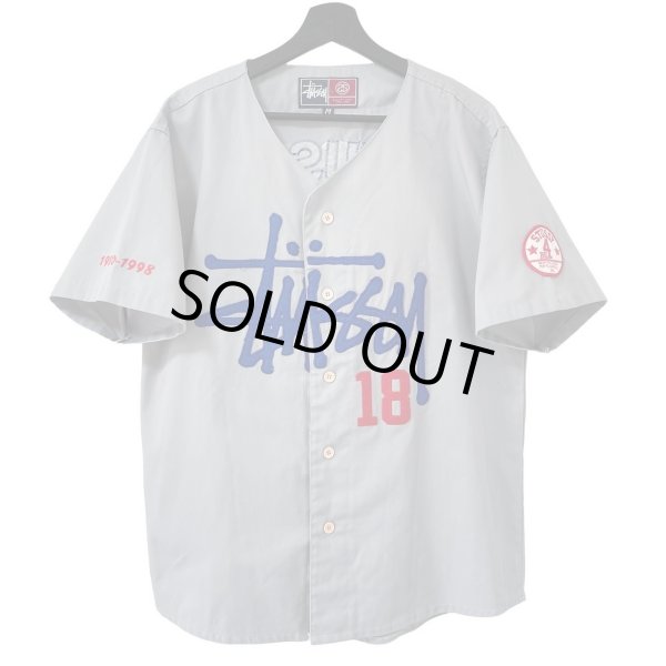画像1: 90s OLD STUSSY BASEBALL SHIRT (1)