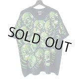 画像: 01s LIQUID BLUE SKULL TEE SHIRT