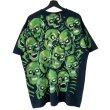 画像2: 01s LIQUID BLUE SKULL TEE SHIRT (2)