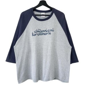 画像: 00s THE CHEMICAL BROTHERS RAGLAN BAND TEE SHIRT