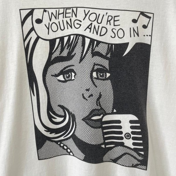 画像2: 90s USA製 ROY LICHTENSTEIN SLEEP WALK ART TEE SHIRT (2)