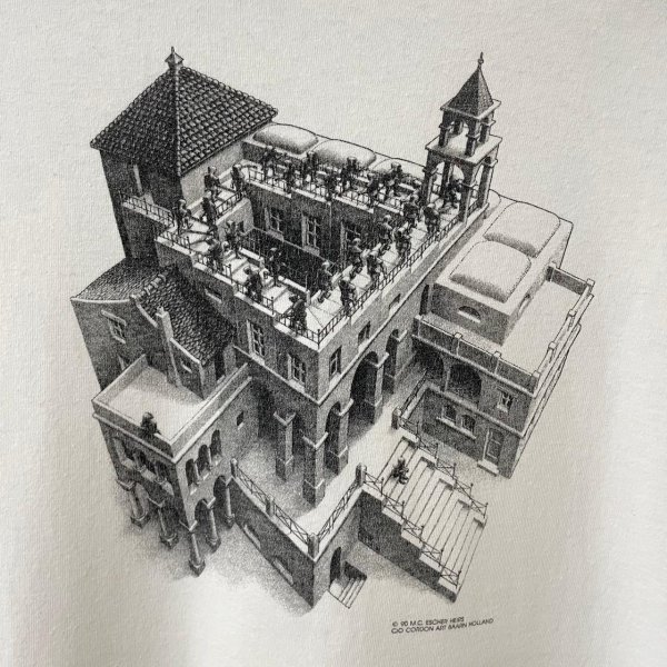 画像2: 90s USA製 MC ESCHER ART TEE SHIRT (2)