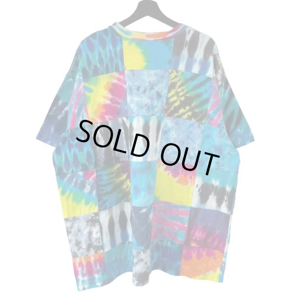 画像2: 90s USA製 EYE DYE TIE DYE PATCH WORK TEE SHIRT (2)