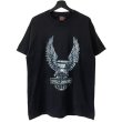 画像1: 90s USA製 HARLEY DAVIDSON METALIC EAGLE TEE SHIRT (1)