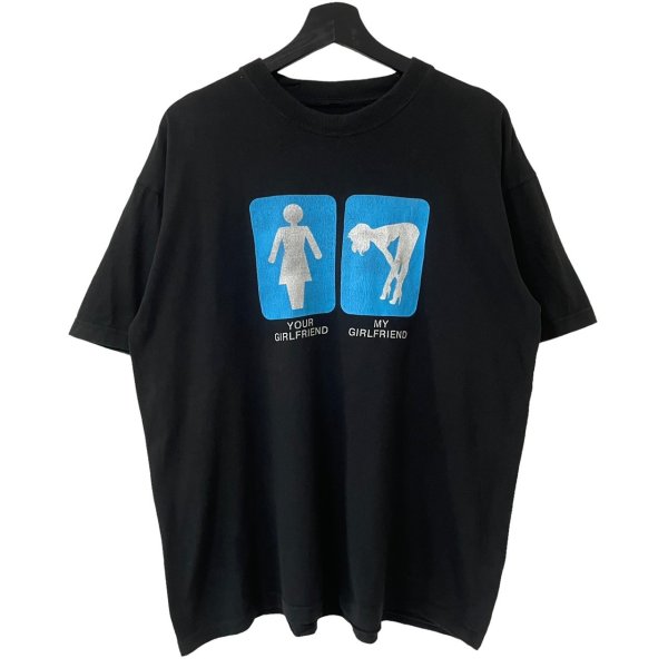 画像1: 90s YOUR GIRL FRIEND MY GIRL FRIEND TEE SHIRT (1)