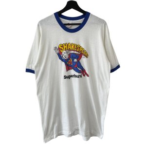 画像: 70s USA製  SHAKE SPEAR SUPERMAN PARODY RINGER TEE SHIRT