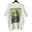 画像1: 90s MONA LISA PARODY “MONA REEFA” ART TEE SHIRT (1)