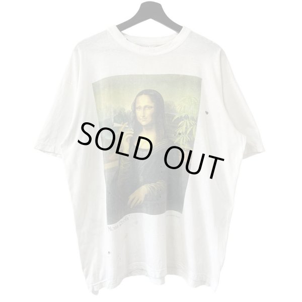 画像1: 90s MONA LISA PARODY “MONA REEFA” ART TEE SHIRT (1)