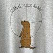 画像3: 90s USA製 THIS IS YOUR BRAIN GUN SHOT ART TEE SHIRT (3)