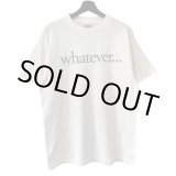 画像: 90s USA製 whatever MASSEGE TEE SHIRT