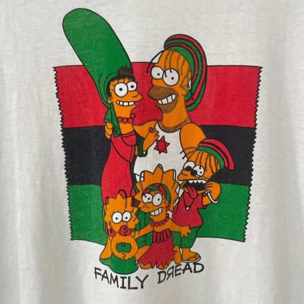 画像2: 90s USA製 THE SIMPSONS RASTA PARODY TEE SHIRT (2)