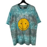 画像: 90s USA製 HIGH SMILEY FACE TEE SHIRT