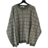 画像: 90s USA製 TIMBER TRAIL COTTON KNIT SWEATER