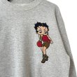 画像3: 90s USA製 BETTY BOOP SWEATSHIRT (3)