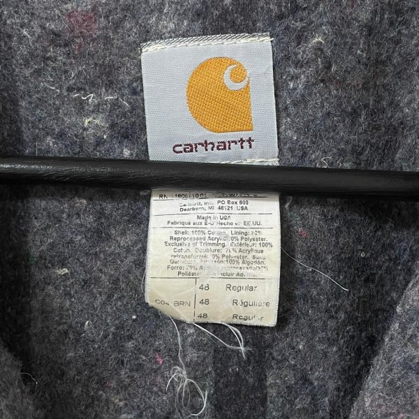 画像3: 00s USA製 CARHARTT TRADITIONAL COAT (3)