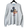 画像1: 90s USA製 MICKEY MOUSE AIR BRUSH SWEATSHIRT (1)