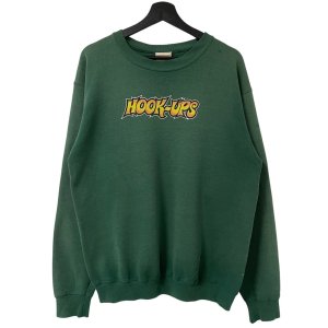 画像: 90s USA製 HOOK UPS SWEATSHIRT