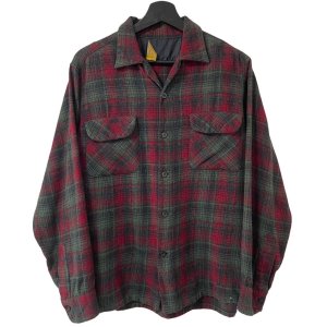 画像: 60s USA製 PENDLETON ''OMBRE'' BOARD L/S SHIRT