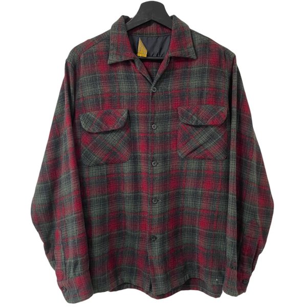 画像1: 60s USA製 PENDLETON ''OMBRE'' BOARD L/S SHIRT (1)