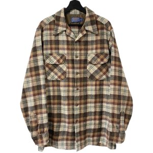 画像: 70s USA製 PENDLETON BOARD L/S SHIRT