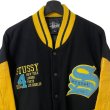 画像3: 90s USA製 OLD STUSSY ''BIG 4'' VARSITY JACKET (3)