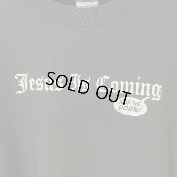 画像2: 00s JESUS IS COMMING MESSAGE TEE SHIRT (2)