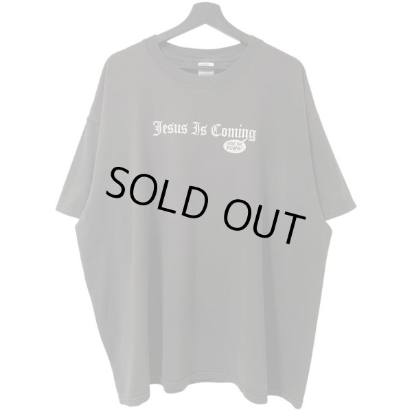 画像1: 00s JESUS IS COMMING MESSAGE TEE SHIRT (1)