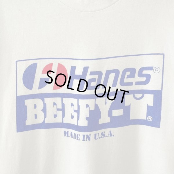 画像2: 90s USA製 HANES BEEFY TEE SHIRT (2)