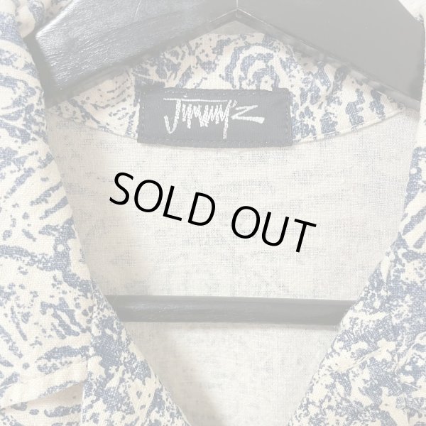 画像4: 90s USA製 JIMMY'S LOOP COLLAR S/S SHIRT (4)