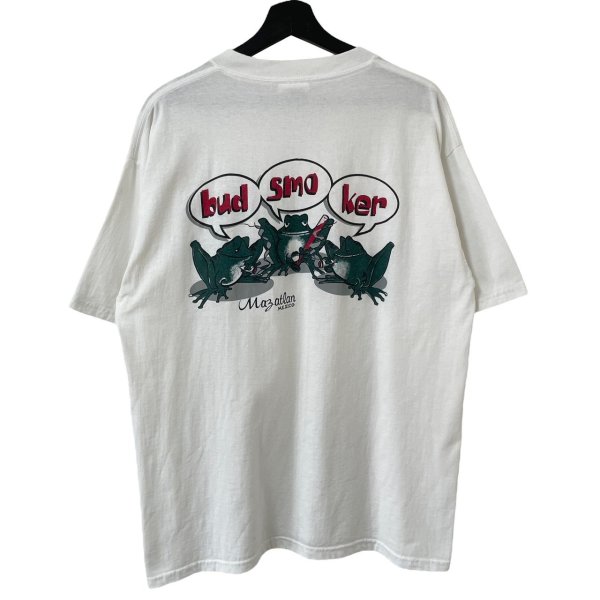 画像1: 90s〜00s BUD SMOKER BUD WISER PARODY TEE SHIRT (1)