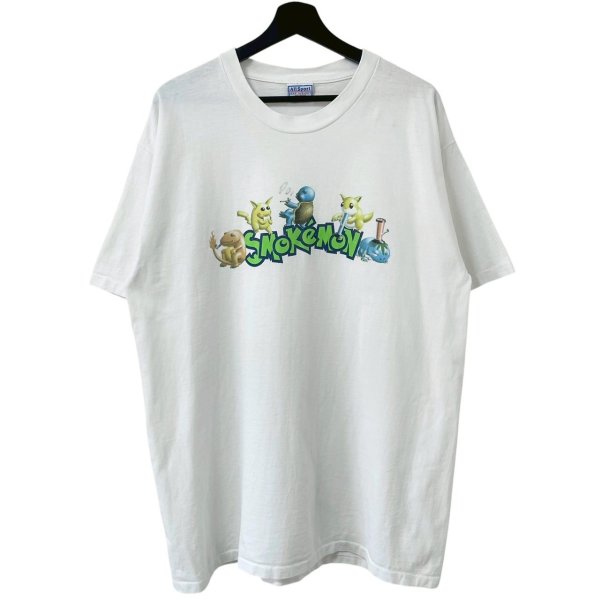 画像1: 90s USA製 SMOKE'MON Pokémon PARODY TEE SHIRT (1)