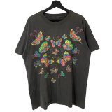 画像: 90s USA製 BUTTERFLY ART TEE SHIRT