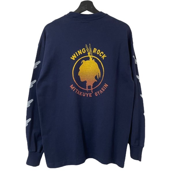 画像2: 90s USA製 WING ROCK L/S TEE SHIRT (2)