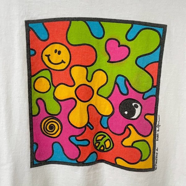 画像2: 90s USA製 SMILEY TEE SHIRT (2)