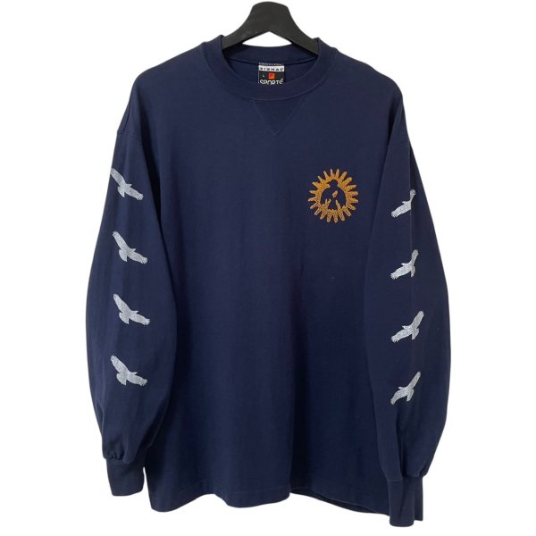 画像1: 90s USA製 WING ROCK L/S TEE SHIRT (1)