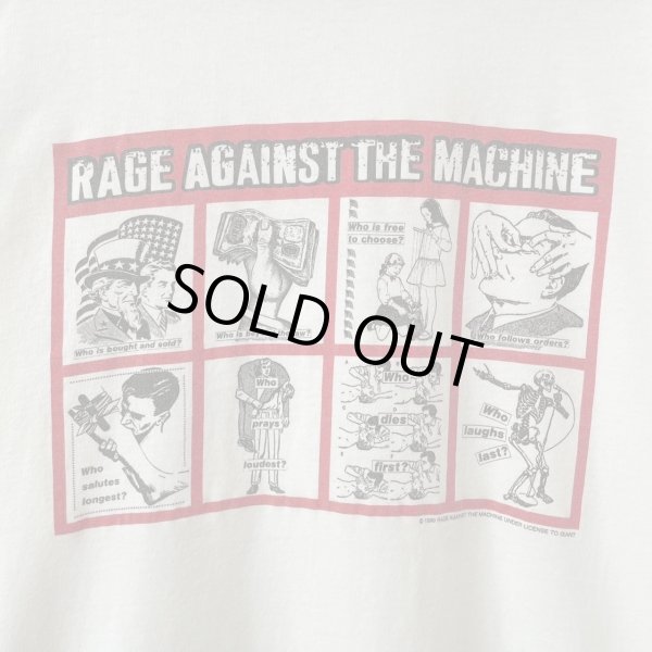 画像2: 90s RAGE AGAINST THE MACHINE BARBARA KRUGER TEE SHIRT (2)