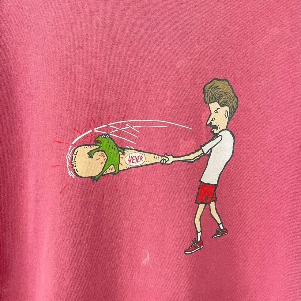 画像2: 90s USA製 POWELL PERALTA WADE SPEYER BEAVIS and BUTTHEAD PARODY TEE SHIRT (2)