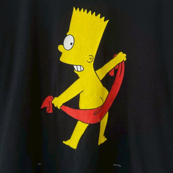 画像2: 90s THE SIMPSONS 裸 BART TEE SHIRT (2)