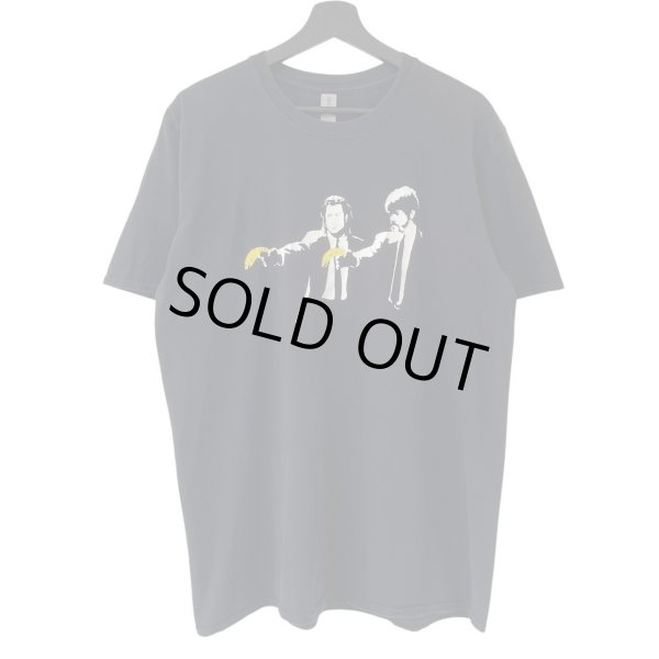画像1: 10s BANKSY PULP FICTION parody TEE SHIRT (1)